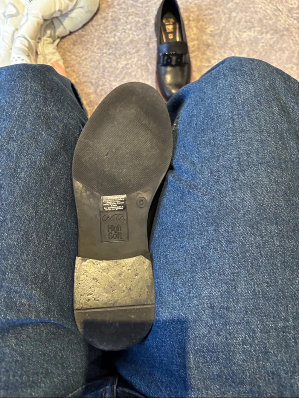 Ara Kyle 2.0 Leather Loafer - Black - Picture 5 of 7